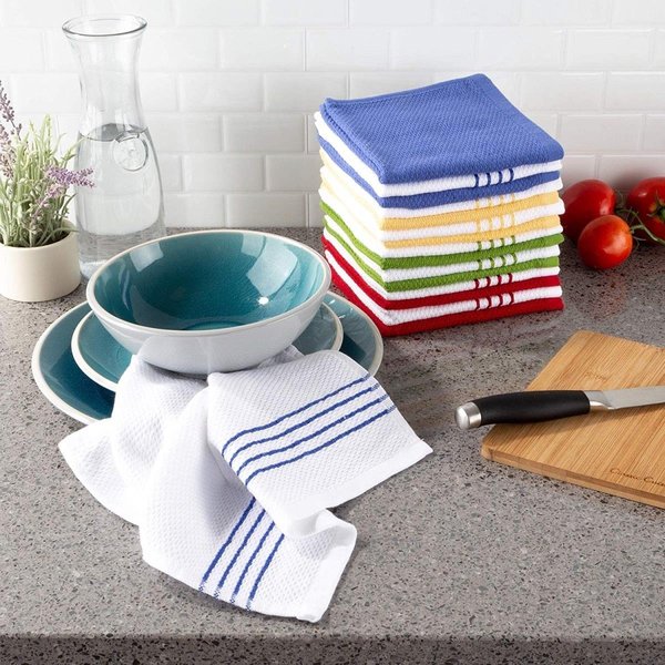 Perro Chino 12.5 x 12.5 in. Home Kitchen Dish Cloth, Multi-Color PE2155651